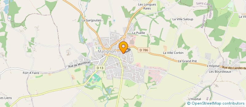 localisation de l'entreprise MADAME VANESSA PINCEMIN  MATIGNON