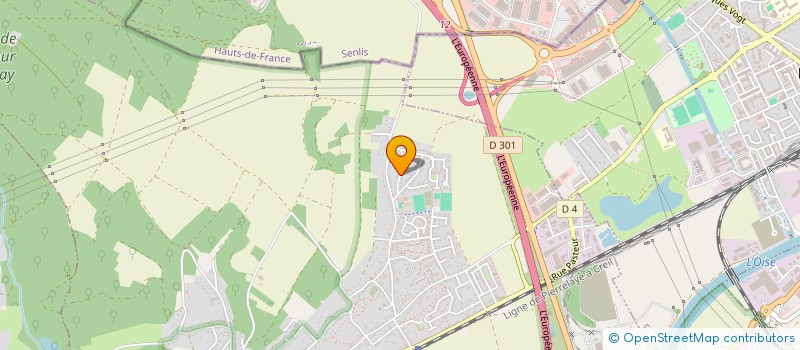 localisation de l'entreprise MADAME VANESSA PINEAU  CHAMPAGNE-SUR-OISE