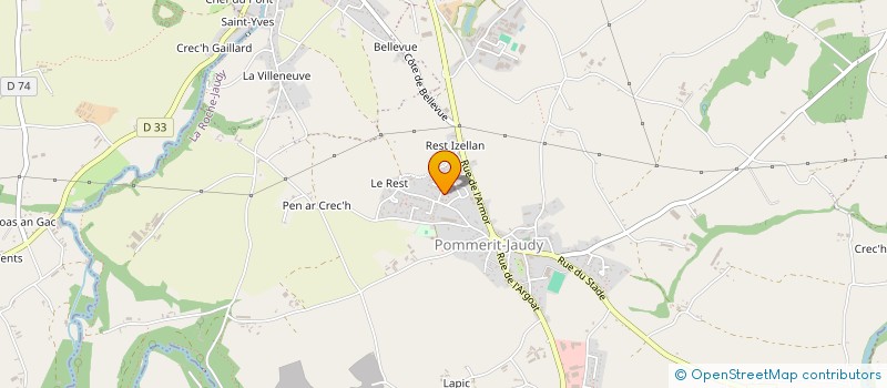 localisation de l'entreprise MADAME VANESSA PIZZUTI  LA ROCHE-JAUDY