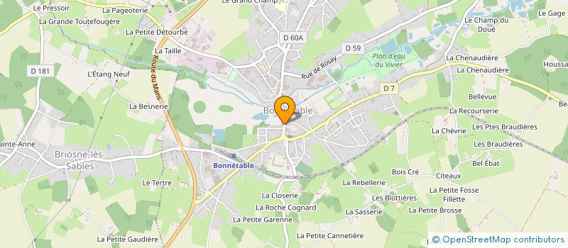 localisation de l'entreprise MADAME VANESSA POMMIER à BONNETABLE