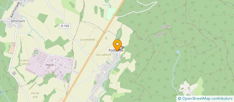 localisation de l'entreprise MADAME VANESSA PONT  NOYON