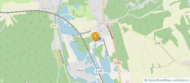 localisation de l'entreprise MADAME VANESSA PONT  BREUILPONT