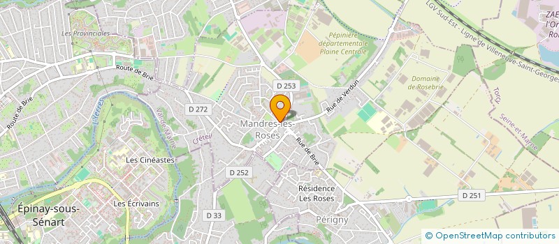 localisation de l'entreprise MADAME VANESSA POPINEAU  MANDRES-LES-ROSES