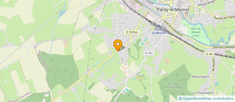 localisation de l'entreprise MADAME VANESSA POTELLE  PARAY-LE-MONIAL