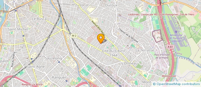 localisation de l'entreprise MADAME VANESSA POULAIN à TOULOUSE