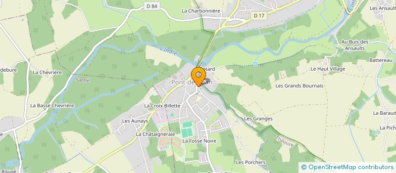 localisation de l'entreprise MADAME VANESSA POUZET  PONT-DE-RUAN