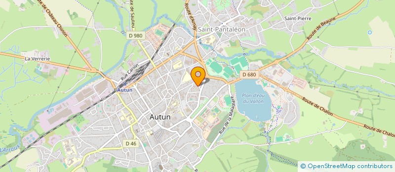 localisation de l'entreprise MADAME VANESSA PREVOST  AUTUN