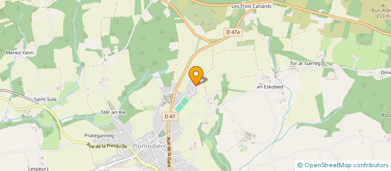 localisation de l'entreprise MADAME VANESSA PRIGENT  PLOMODIERN