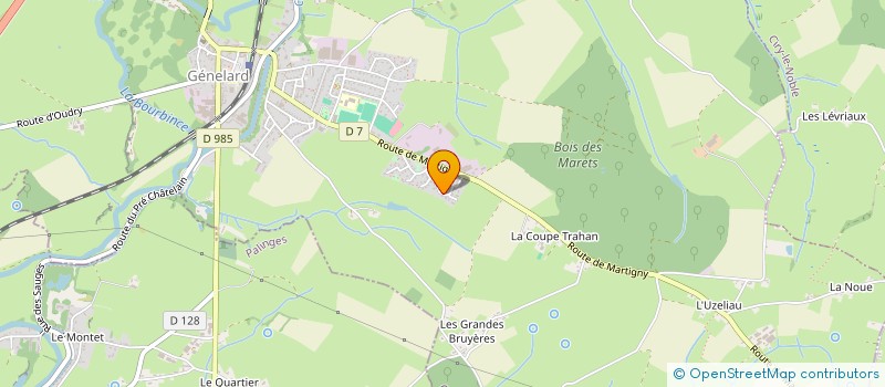 localisation de l'entreprise MADAME VANESSA PROST  GENELARD