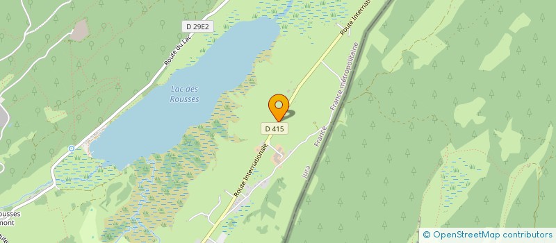 localisation de l'entreprise MADAME VANESSA PROVOST  LES ROUSSES