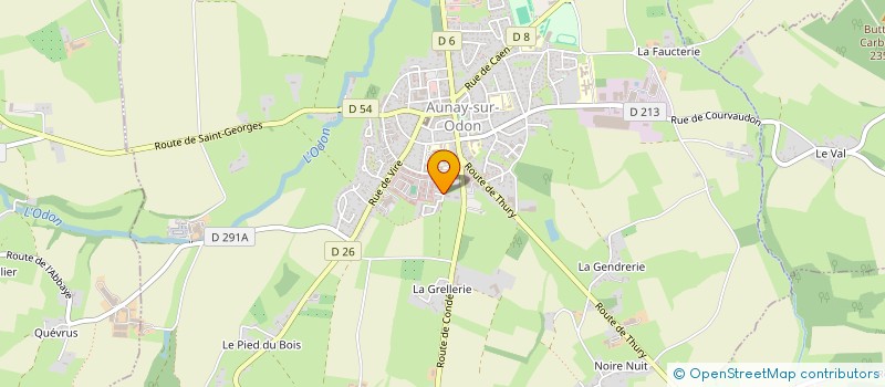 localisation de l'entreprise MADAME VANESSA QUETEL  LES MONTS D'AUNAY