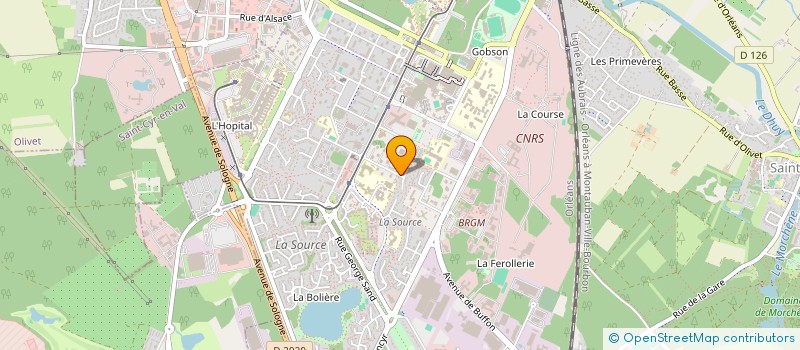 localisation de l'entreprise MADAME VANESSA RABUFETTI à ORLEANS