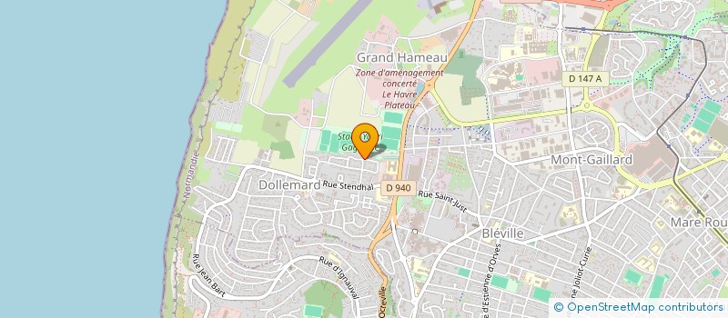 localisation de l'entreprise MADAME VANESSA RADENAC à LE HAVRE