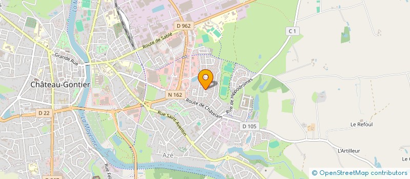 localisation de l'entreprise MADAME VANESSA RASCALOU à CHATEAU-GONTIER-SUR-MAYENNE