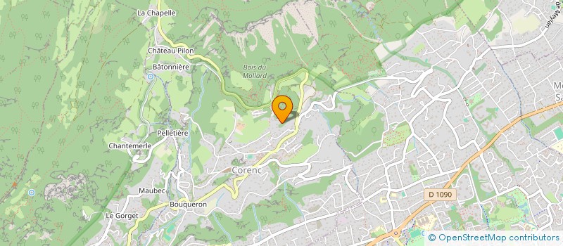 localisation de l'entreprise MADAME VANESSA RATUT  CORENC