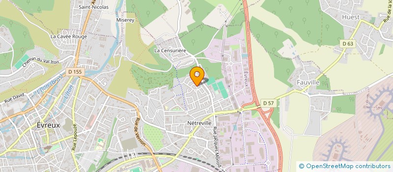 localisation de l'entreprise MADAME VANESSA RAULIN à EVREUX