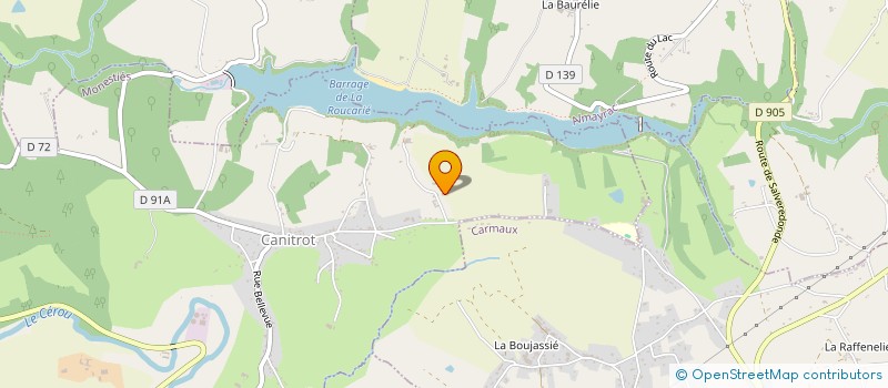 localisation de l'entreprise MADAME VANESSA RAYNAL  MONESTIES