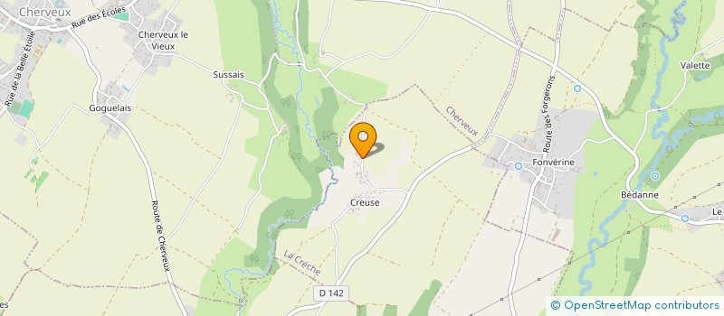 localisation de l'entreprise MADAME VANESSA RENAUDIN  LA CRECHE