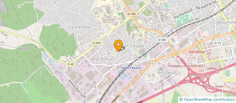 localisation de l'entreprise MADAME VANESSA REYNAUD  NIMES