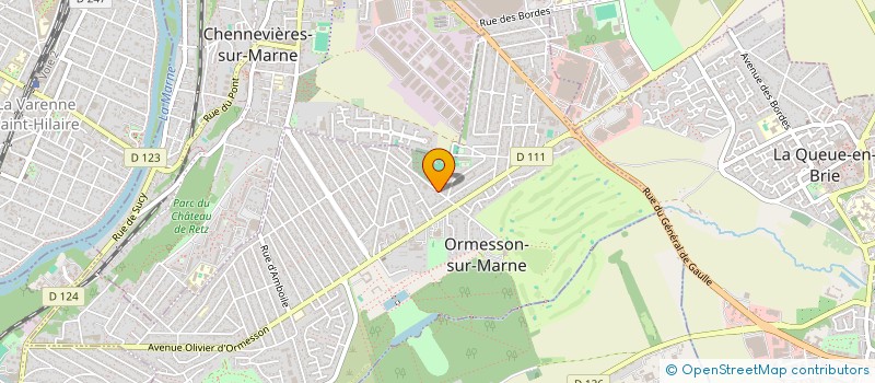 localisation de l'entreprise MADAME VANESSA RIBEIRO  ORMESSON-SUR-MARNE