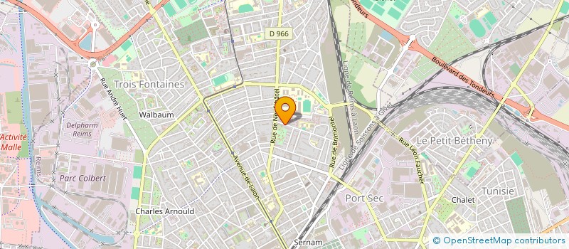 localisation de l'entreprise MADAME VANESSA RICHARD  REIMS