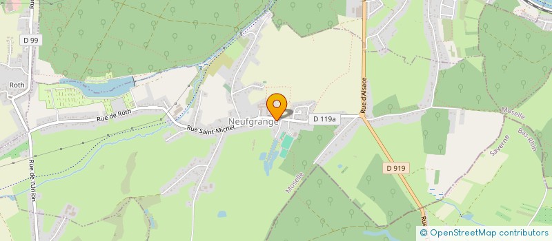 localisation de l'entreprise MADAME VANESSA RIEDINGER  NEUFGRANGE