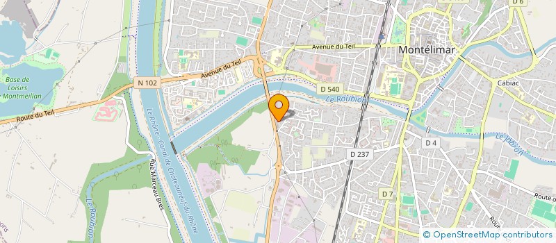 localisation de l'entreprise MADAME VANESSA RIGGI  MONTELIMAR