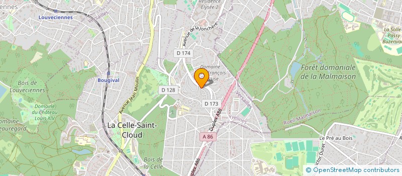 localisation de l'entreprise MADAME VANESSA RIGOULET  LA CELLE-SAINT-CLOUD