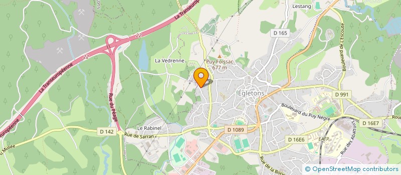 localisation de l'entreprise MADAME VANESSA RISUENO  EGLETONS