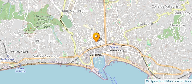 localisation de l'entreprise MADAME VANESSA ROBERT à CANNES