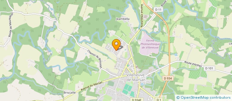 localisation de l'entreprise MADAME VANESSA ROBLIN  VILLENEUVE-DE-MARSAN