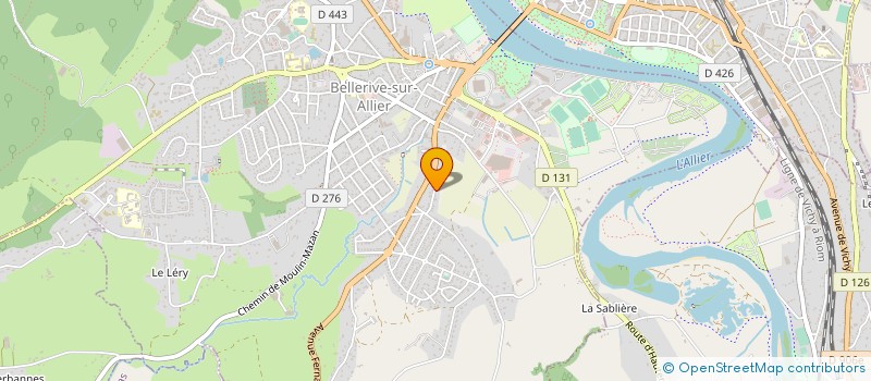 localisation de l'entreprise MADAME VANESSA ROCHE  BELLERIVE-SUR-ALLIER