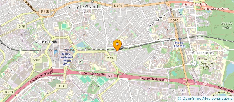 localisation de l'entreprise MADAME VANESSA ROLLE à NOISY-LE-GRAND