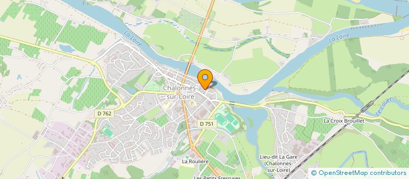 localisation de l'entreprise MADAME VANESSA ROMAN  CHALONNES-SUR-LOIRE