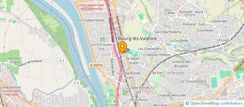 localisation de l'entreprise MADAME VANESSA ROPRAZ  BOURG-LES-VALENCE