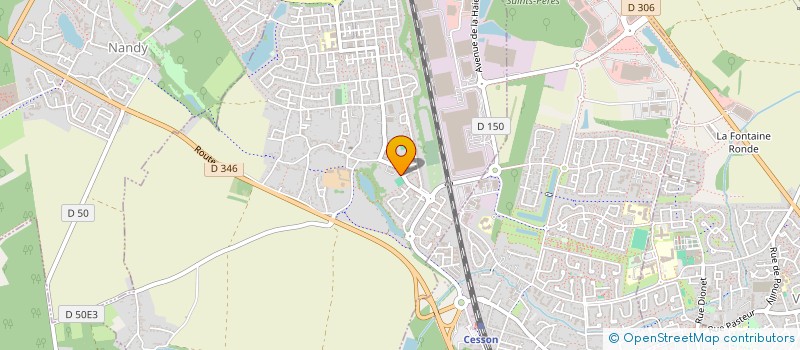 localisation de l'entreprise MADAME VANESSA ROSIER  SAVIGNY-LE-TEMPLE