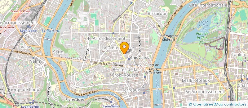 localisation de l'entreprise MADAME VANESSA ROUABAH à LYON