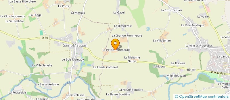 localisation de l'entreprise MADAME VANESSA ROUESNE  IFFENDIC