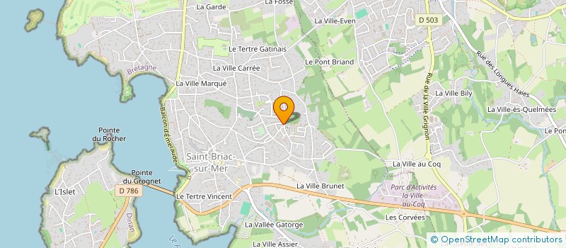 localisation de l'entreprise MADAME VANESSA ROUSSEL à SAINT-BRIAC-SUR-MER