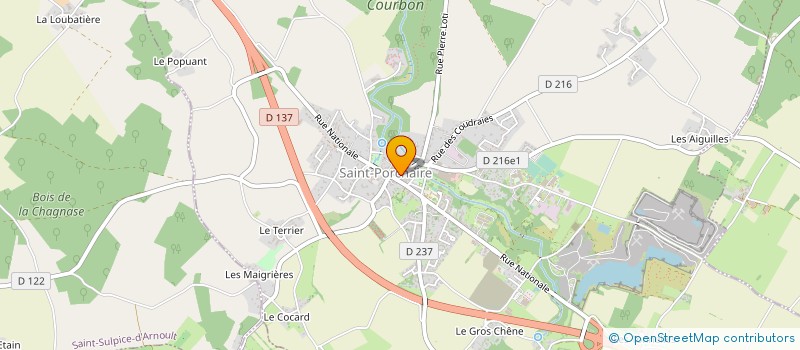 localisation de l'entreprise MADAME VANESSA ROUYER à SAINT-PORCHAIRE