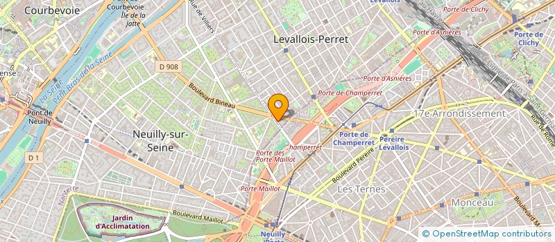 localisation de l'entreprise MADAME VANESSA RUDD à LEVALLOIS-PERRET