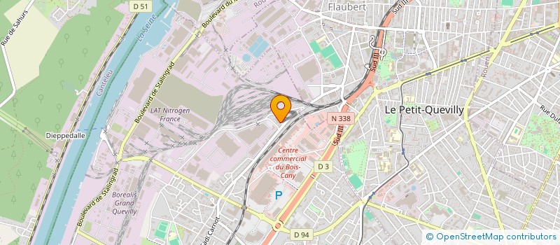 localisation de l'entreprise MADAME VANESSA RUELLE  LE GRAND-QUEVILLY