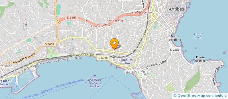 localisation de l'entreprise MADAME VANESSA RUIZ à ANTIBES