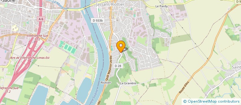localisation de l'entreprise MADAME VANESSA SAEZ  JASSANS-RIOTTIER