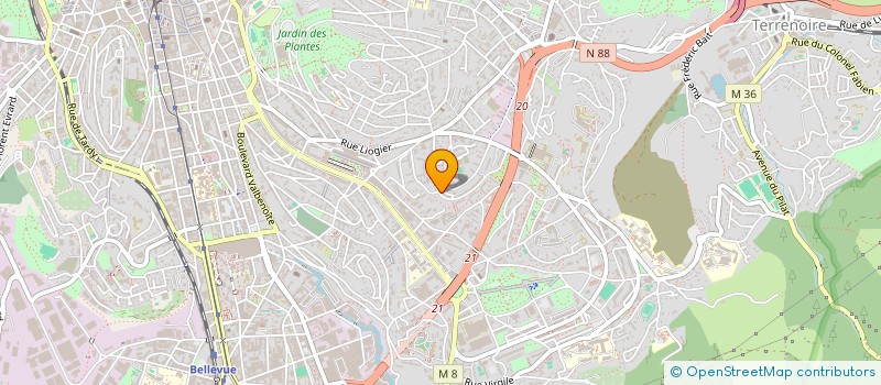 localisation de l'entreprise MADAME VANESSA SALAS-PEREZ  SAINT-ETIENNE