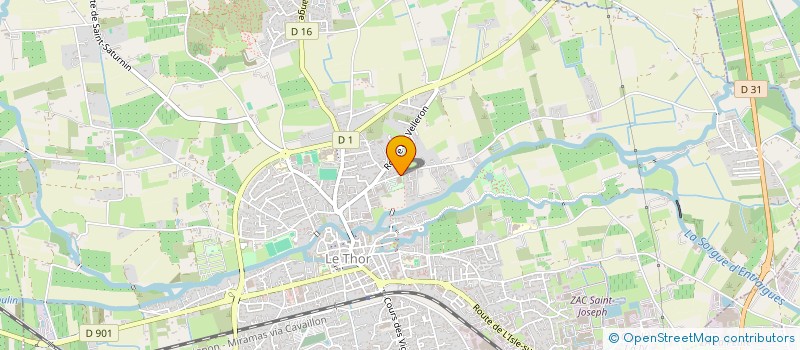 localisation de l'entreprise MADAME VANESSA SANTIAGO  LE THOR