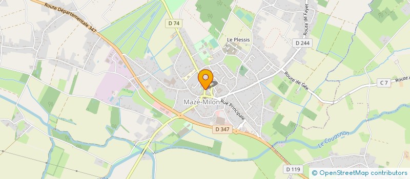 localisation de l'entreprise MADAME VANESSA SAUVAGET  LOIRE-AUTHION