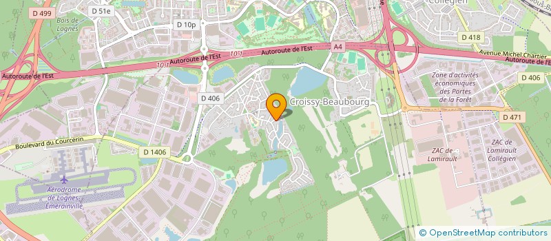 localisation de l'entreprise MADAME VANESSA SCHMITT  CROISSY-BEAUBOURG