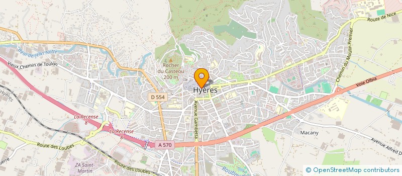 localisation de l'entreprise MADAME VANESSA SETBON  HYERES