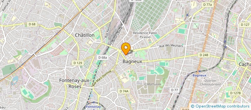 localisation de l'entreprise MADAME VANESSA SEYDOUX à BAGNEUX